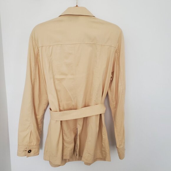 Cami Women's Banana Color Belted Safari Style Jacket  18 - Picture 10 of 12